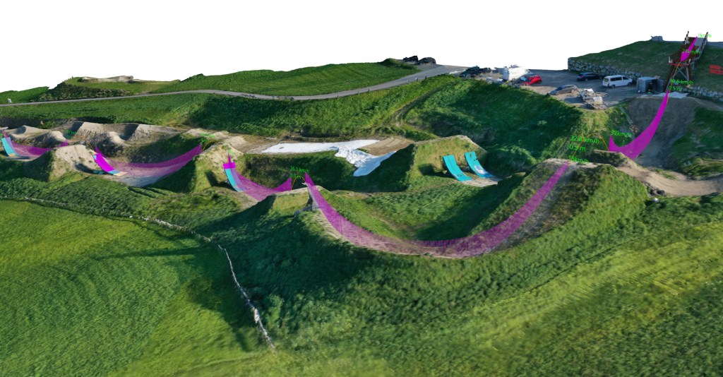 Rhino plugin with trajectory and landing analysis overlays